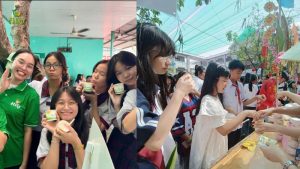 Bữa ăn học đường tráng miệng bằng tàu hũ