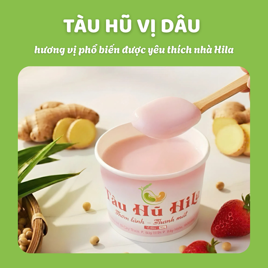 Tàu hũ Hila vị dâu